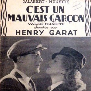 C'est un mauvais garçon - Henry Garat<span class="pt_splitter pt_splitter-1"> Tablature pour diato. à 3 rangs</span>